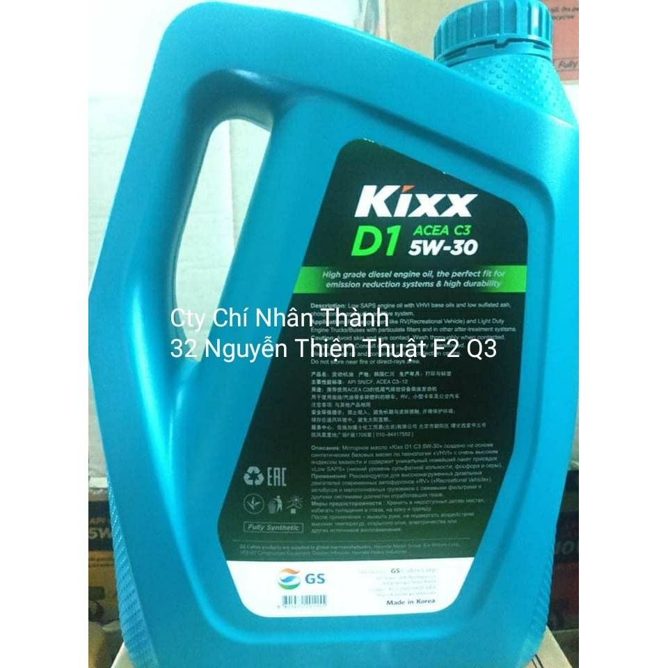 DẦU NHỚT KIXX D1 ACEA C3 5W30-5L