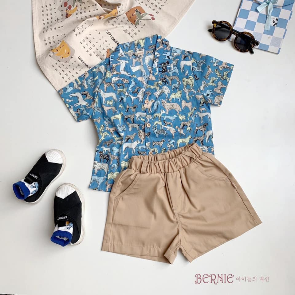 Set áo quần họa tiết The Sea - Hãng BERNIE