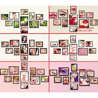 GIÁ XUỎNG: BỘ 11 TRANH SPA, PHUN XĂM, NAIL MI, TÓC