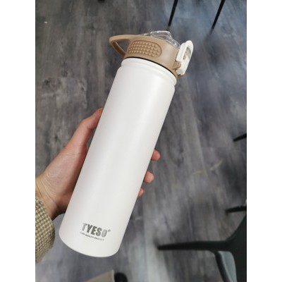 Bình giữ nhiệt inox Ty.eso dung tích 750ML có quai cầm kèm ống hút