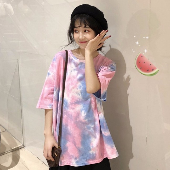 Áo thun tay ngắn phong cách Hàn Quốc cho phái nữ