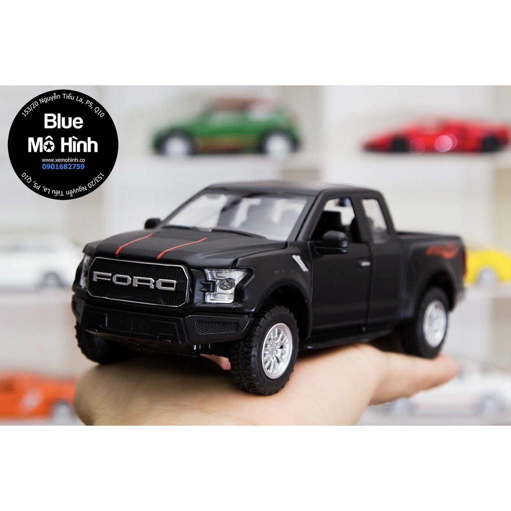 Blue mô hình | Xe mô hình Ford F150 Raptor Pickup bán tải 1:32
