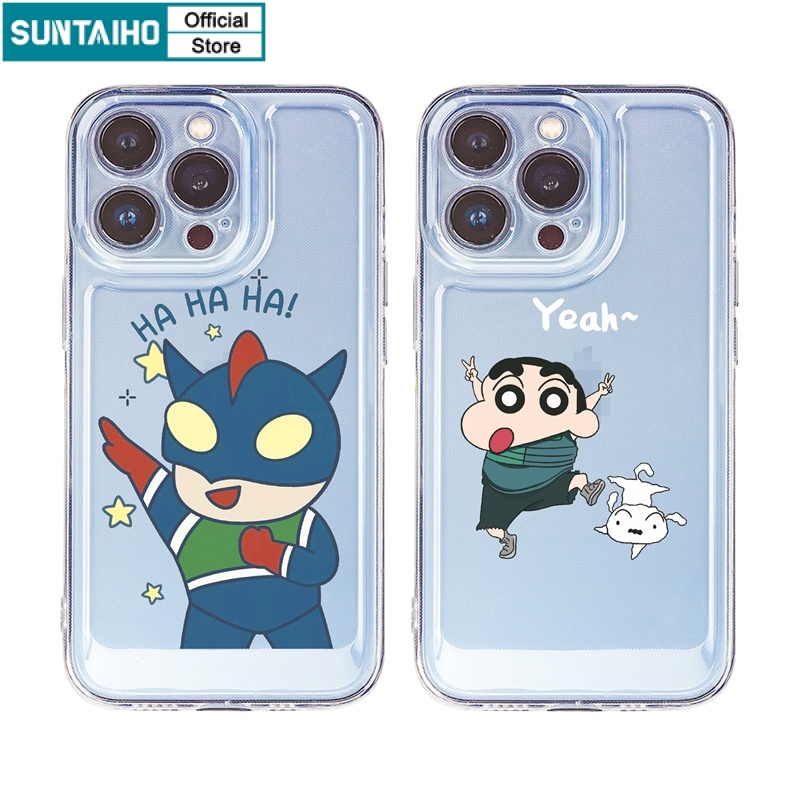Ốp lưng iphone Ốp điện thoại Suntaiho silicone in hình siêu nhân thích hợp cho iPhone 11 Pro 13 12 Pro Max XS Max X XR 7 8 Plus