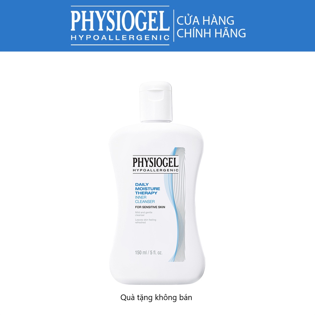 [Quà tặng không bán] Dung dịch vệ sinh phụ nữ dịu nhẹ Physiogel Daily Moisture Therapy Inner dành cho da nhạy cảm 150ml