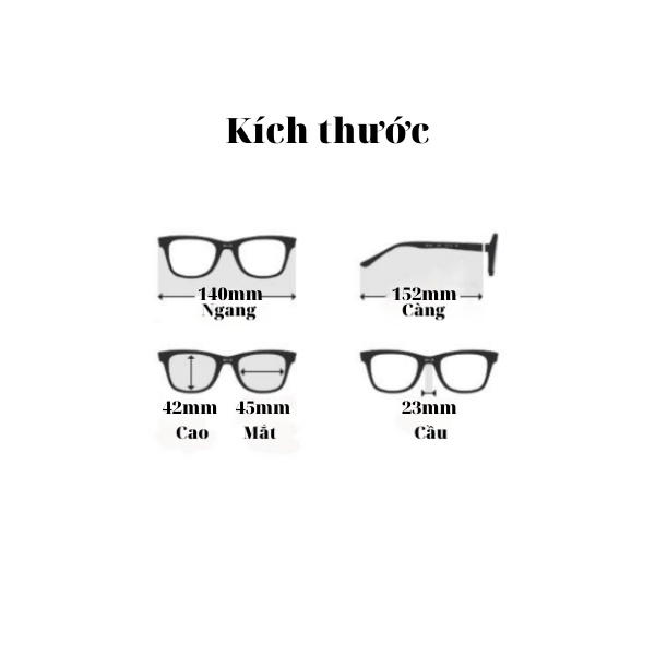 Gọng kính cận nam nữ GM Milan 01 nhựa Acetate cao cấp