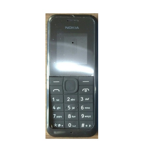 Vỏ nokia 105 2015 2 sim đuôi sạc dẹp ( không sườn - có phím )