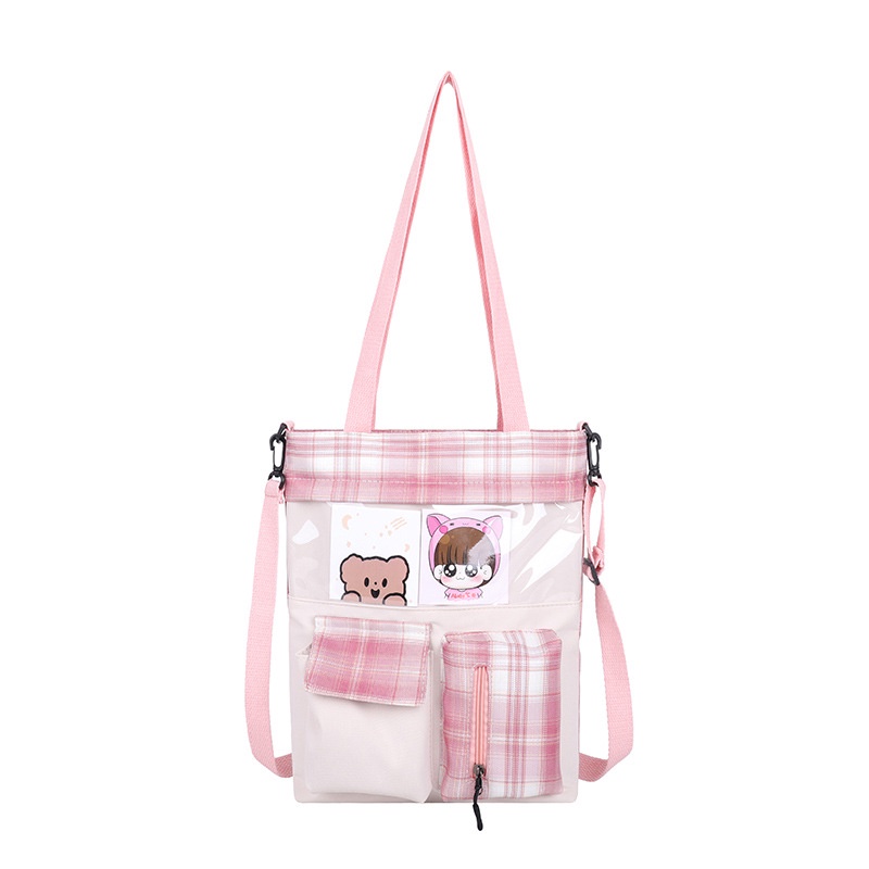 Túi Đeo Vai Bằng Vải Nylon Kiểu Harajuku Dễ Thương Cho Nữ Sinh