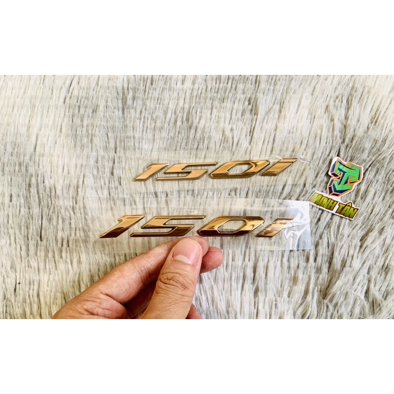 Tem số nổi zin 150i hàng cao cấp, sắc nét.