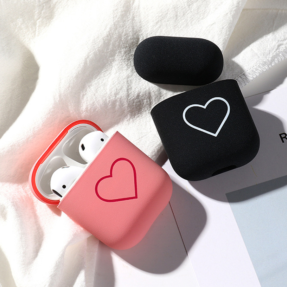 Vỏ Bảo Vệ Hộp Sạc Tai Nghe Bằng Pc Cứng Mặt Nhám Màu Hồng Dễ Thương Nhiều Màu Tùy Chọn | BigBuy360 - bigbuy360.vn