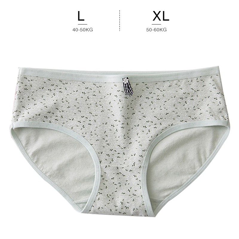 Quần lót nữ cotton cao cấp co giãn kháng khuẩn in hình đáng yêu dễ thương QL58 | BigBuy360 - bigbuy360.vn