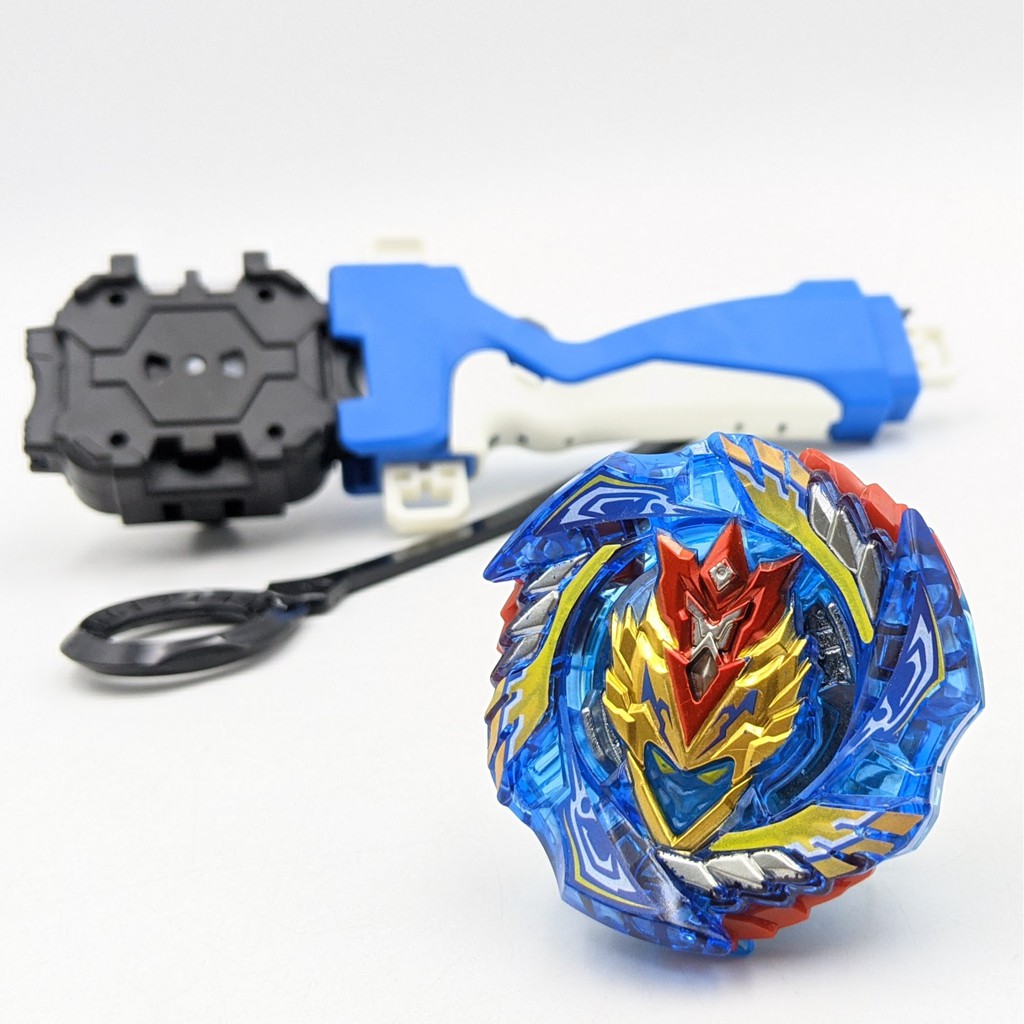 Bộ 4 Con quay BeyBlade + 2 Tay cầm - Con quay vòng xoay thần tốc