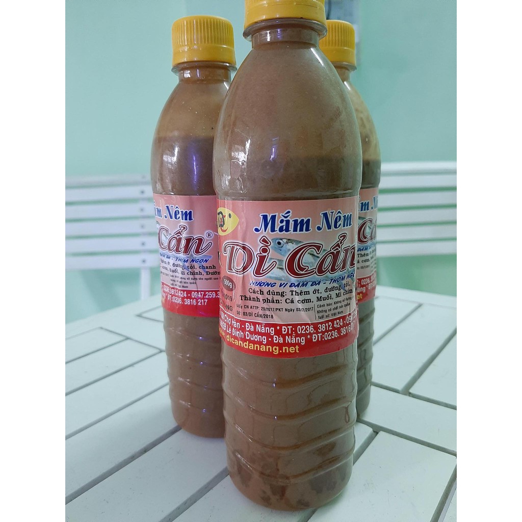 Quận 10 - Mắm Nêm Dì Cẩn Đà Nẵng chai 250g/500g