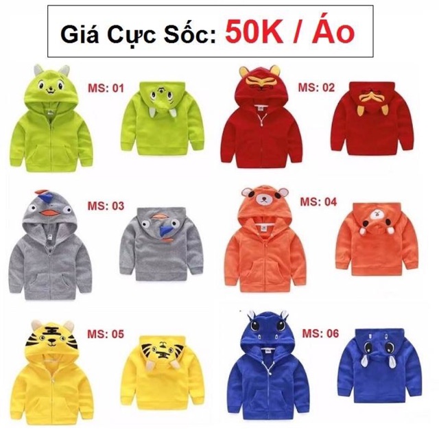 Áo khoác thú cho bé