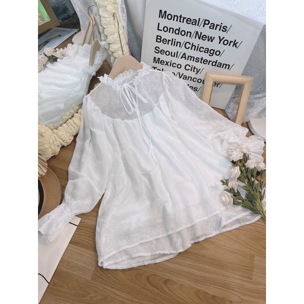 ĐẦM BBD TAY BO REN CỔ BÈO TRỤ