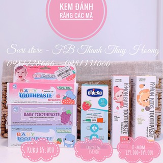  Kem đánh răng Chicco (hương dâu)