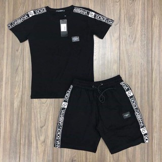 Bộ đồ nam hè LOGO [TRẮNG -ĐEN] - Shop Trăm Tỷ cam kết chất lượng