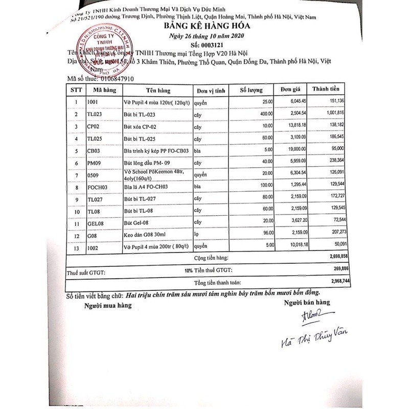 Bút bi TL 023 viết cực trơn ngòi 0.7