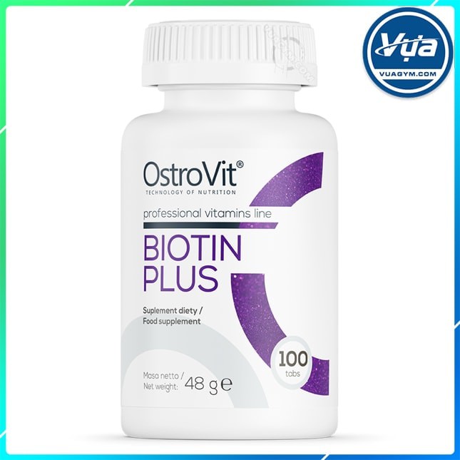 Thực Phẩm Bổ Sung OstroVit - Biotin Plus (100 viên)