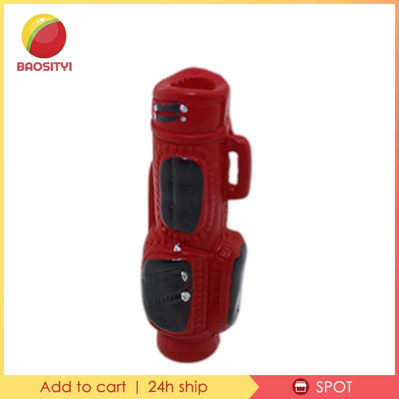 [Baosity 1] 1 / 12 Hoặc 1 / 6 Đồ Chơi Sân Golf Cho Nhà Búp Bê Kèm Túi Đựng Màu Đỏ