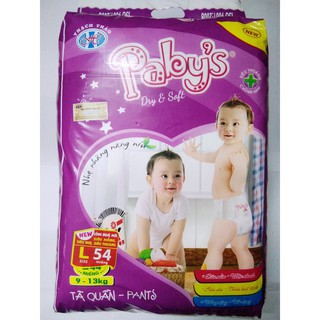 tã quần, bỉm quần Pabys M58/ L54/ XL48/XXL42 miếng