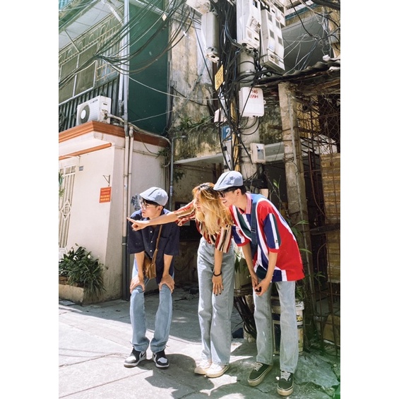 NEW - QUẦN JEANS ỐNG SUÔNG MÀU XANH NHẠT SIÊU HOT MIX ĐỒ CỰC ĐẸP | BigBuy360 - bigbuy360.vn