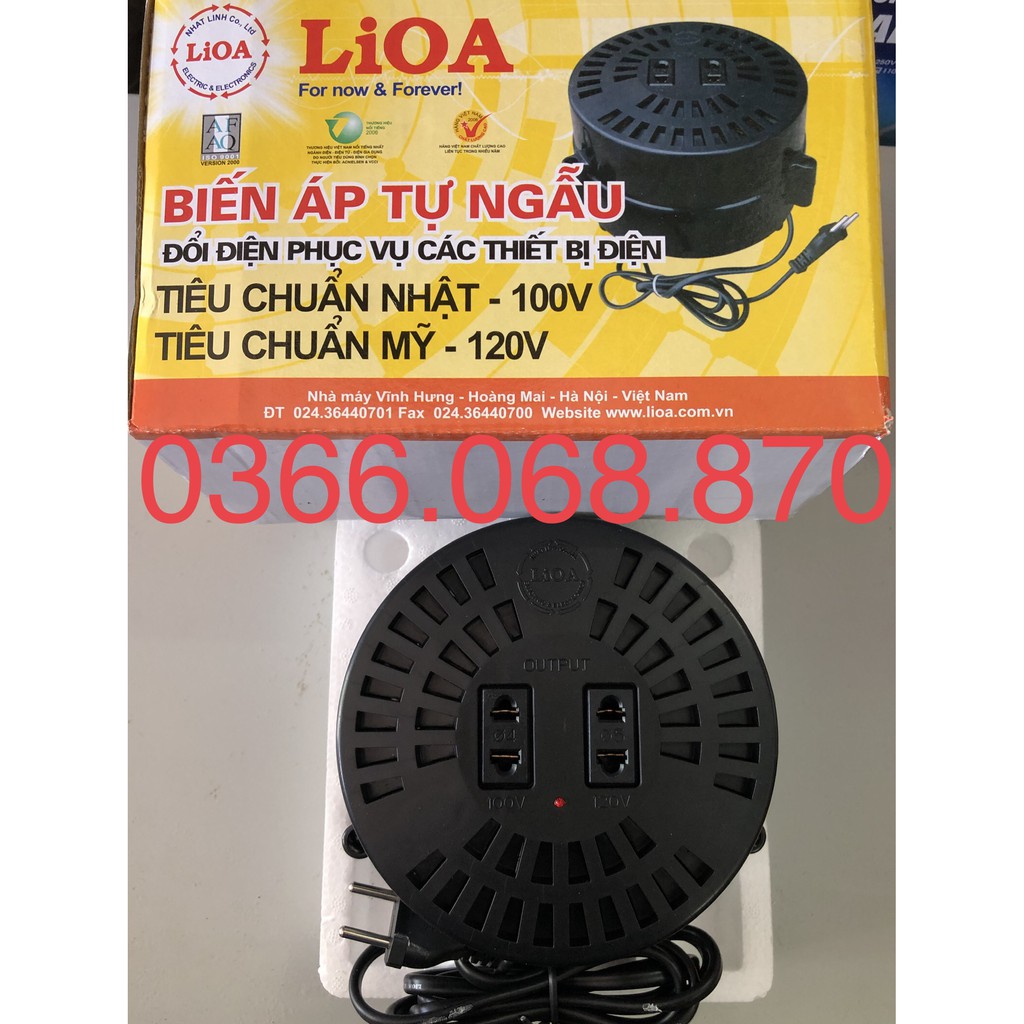 Đổi nguồn LiOA 1000VA đổi từ 220V sang 100V 120V