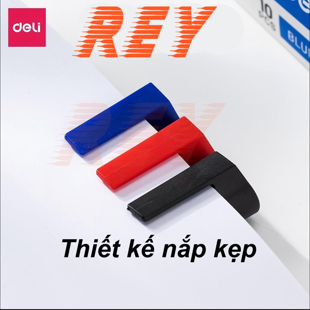Bút lông dầu cây to 2 đầu viết thùng không bôi được Mate U72 Deli