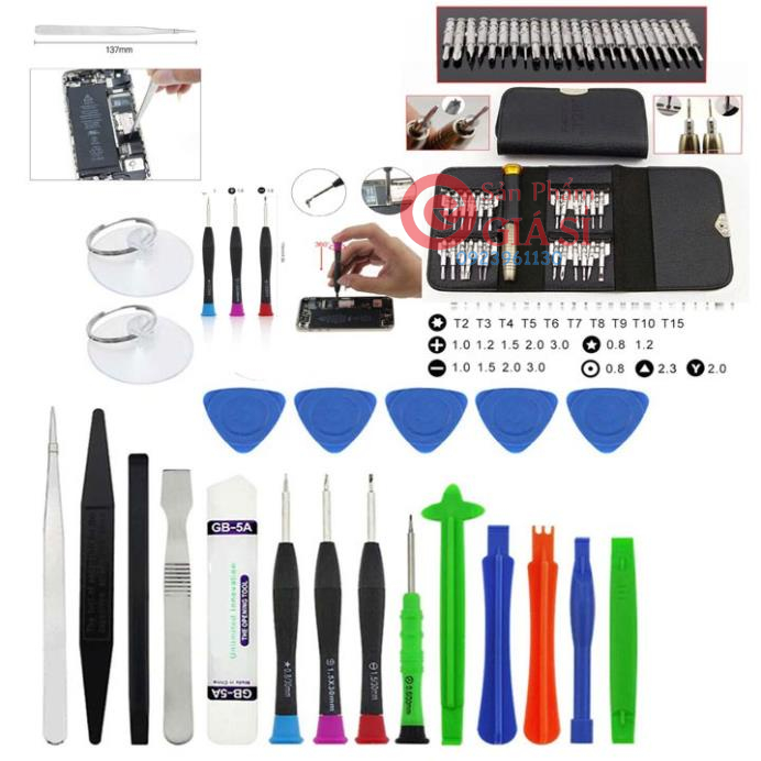 Bộ tua vít dụng cụ đồ nghề sửa chữa tháo lắp điện thoại iphone samsung 46 in 1 ❤️freeship❤️