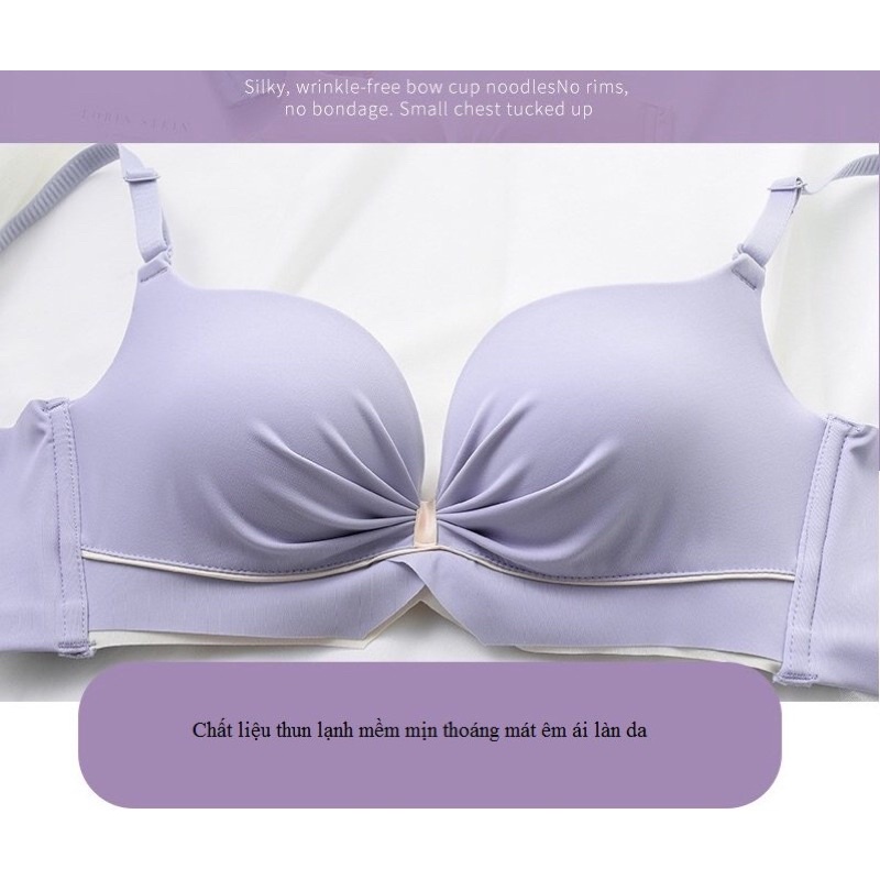 122AL Áo lót nữ nâng ngực không gọng cao su non hàng nhập