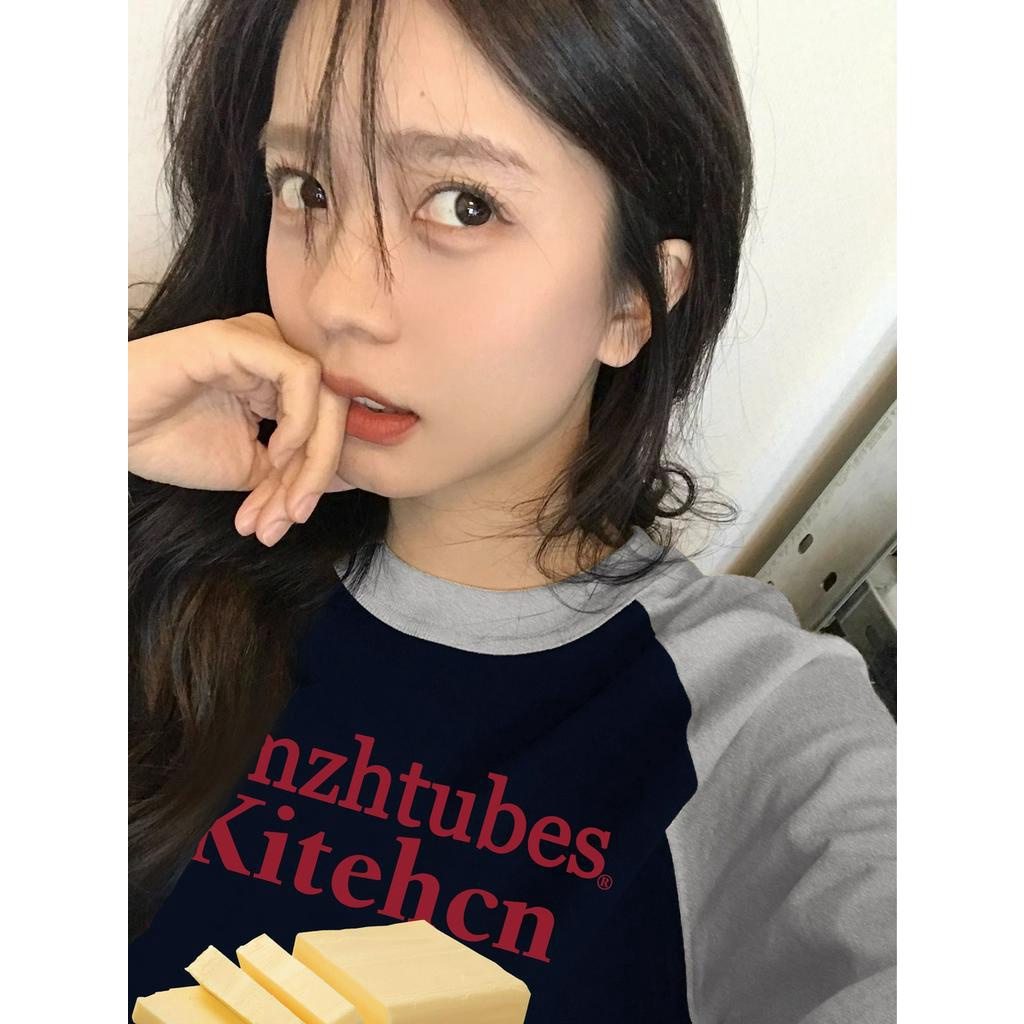 Áo Thun Tay Ngắn Cotton Tinh Khiết In Chữ Phong Cách Mới 63734