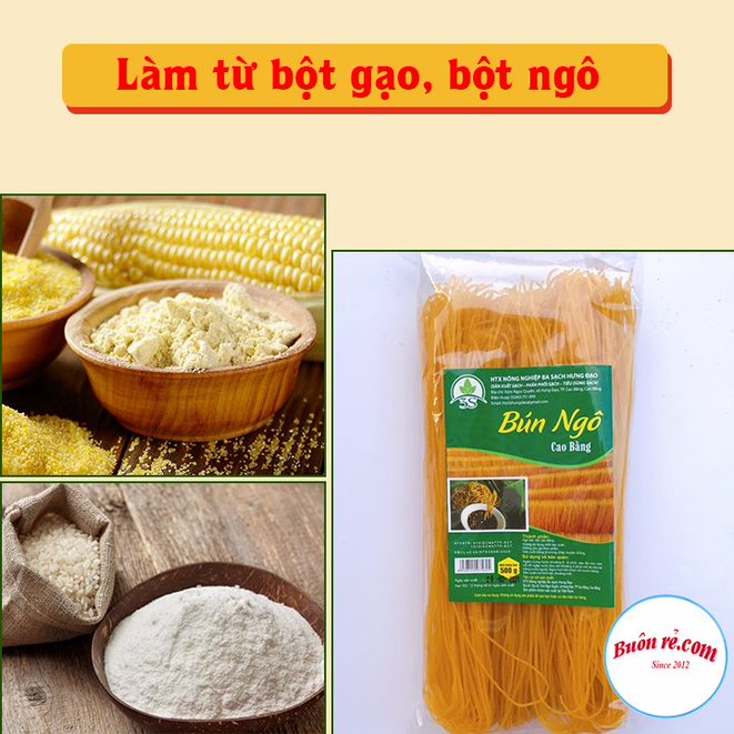 (500G) Bún ngô đặc sản Cao Bằng giàu dinh dưỡng - Bún ngũ sắc 00009