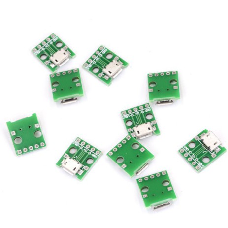 Mạch ra chân USB 2.0 ( đực - cái ), mini 5P, USB Vuông sang chân cắm - 1688s.vn