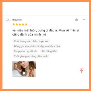 Bộ Đồ Ngủ Mặc Nhà Dễ Thương (Vải mát)