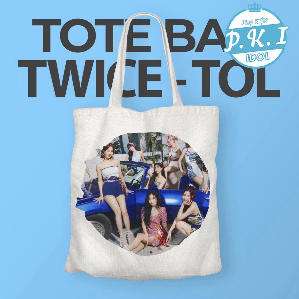 Túi Tote In Hình Concept Photos &quot; Taste Of Love&quot; của TWICE - QUÀ TẶNG K-POP