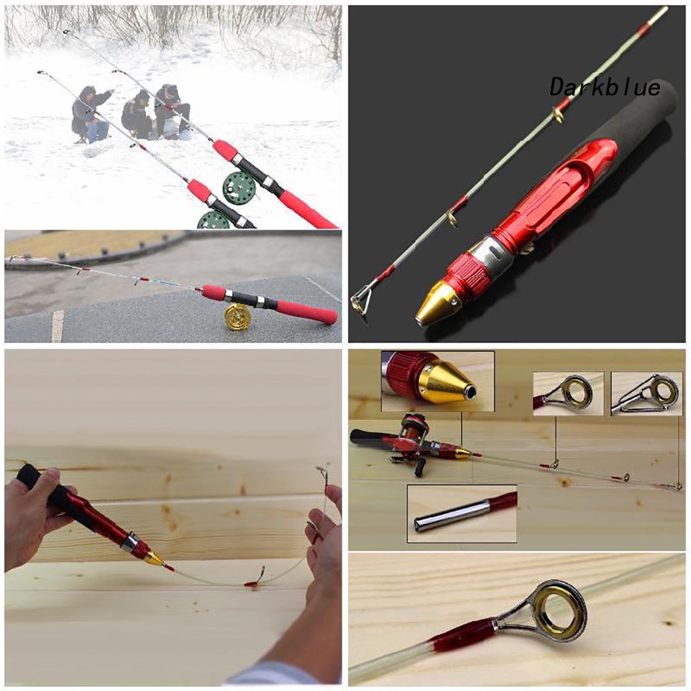 Cần Câu Cá Tôm Mùa Đông Bằng Kim Loại 2 Phần 50cm FHG