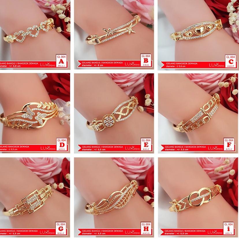 Vòng Tay Mạ Vàng 18K Thiết Kế Độc Đáo GL 004