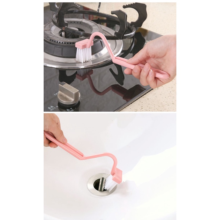 Chổi Cọ Nhà Vệ Sinh, Nhà bếp, Cây Cọ Toilet Bồn Cầu Hình Chữ S Bàn Chải Làm Sạch Góc Chết