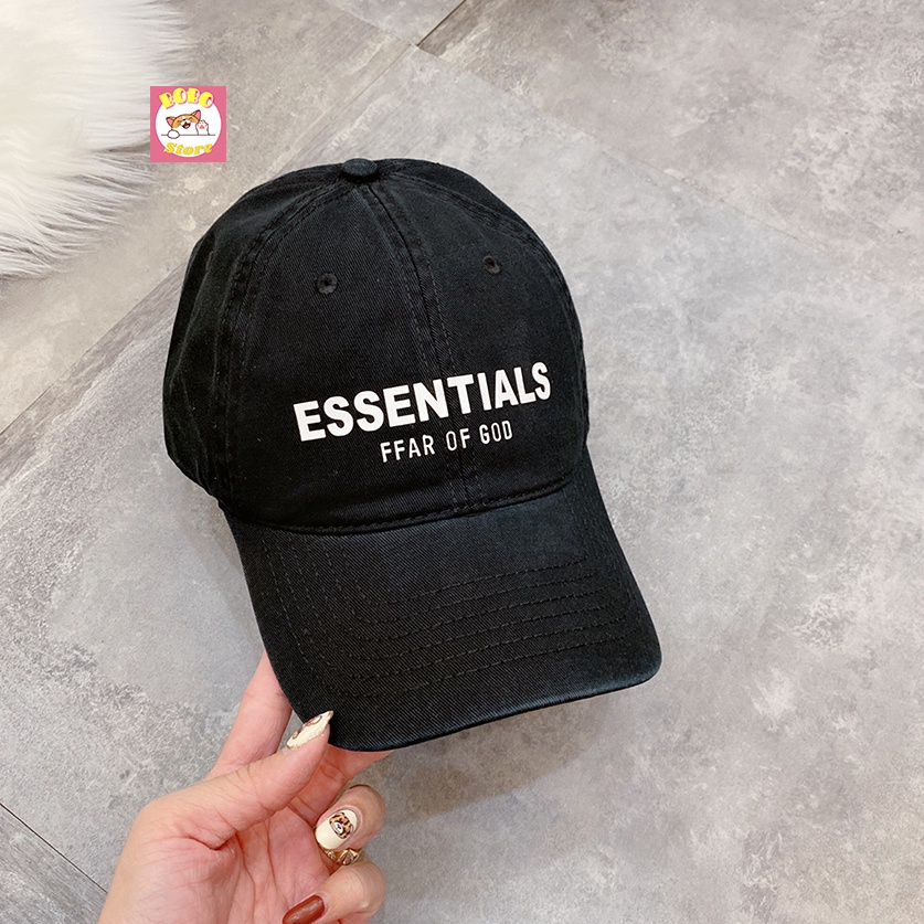 Mũ lưỡi trai Essentials unisex nhiều màu chất cotton mềm mại hot trend