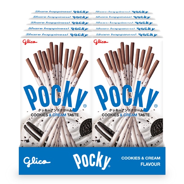 Bánh Que Pocky Các Vị Hộp 40g -đủ vị: dâu, socola, cookies&cream, blueberry, almond)