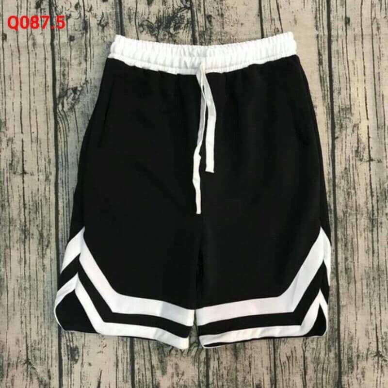 Quần short ngắn đùi thể thao thời trang unisex POLY oversize cực mát cặp đôi nam nữ cotton mùa hè hàn quốc form rộng