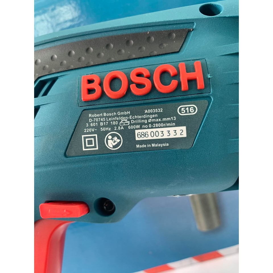 Máy khoan tường bê tông, khoan sắt, khoan gỗ 13 ly Bosch