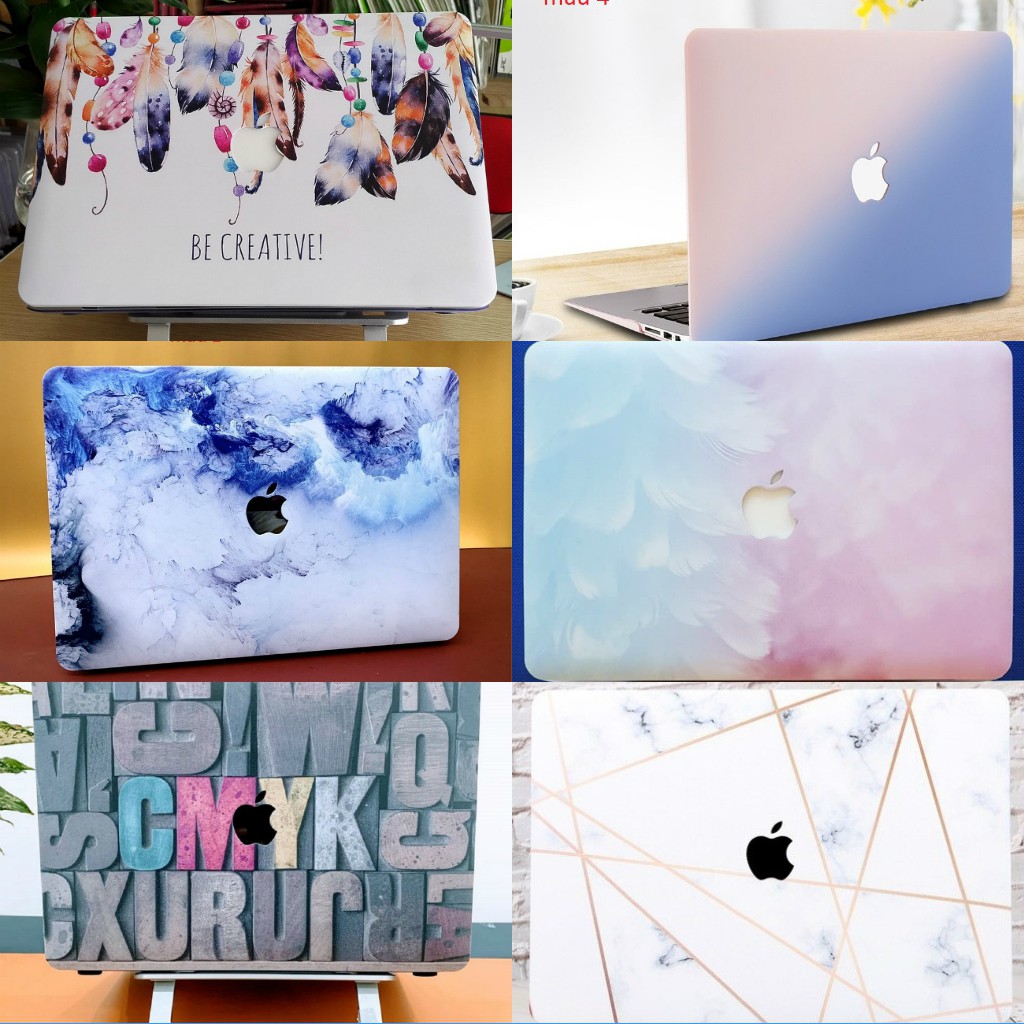 CASE ỐP HÌNH DÀNH CHO CÁC DÒNG MACBOOK(TẶNG KÈM NÚT BỊT BỤI)