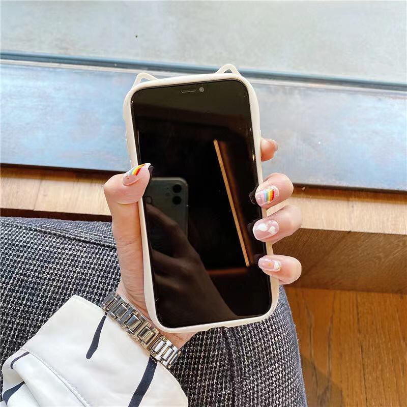 Ốp điện thoại in hình gấu cho iPhone 12 promax iPhone 11 xsmax 7 8 plus XR