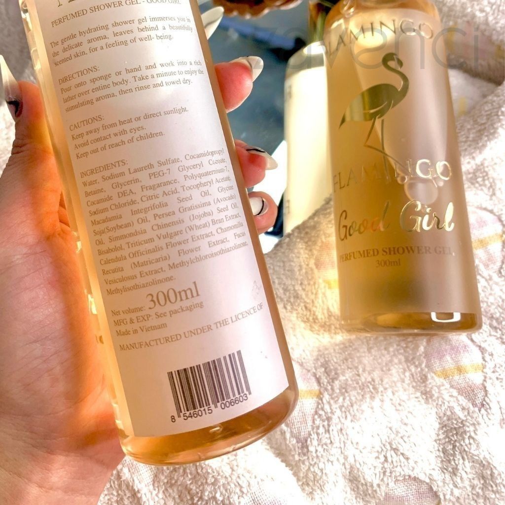 Sữa tắm nước hoa FLAMINGO nữ hương thơm Good Girl dưỡng trắng da 300ml - Zavenci | BigBuy360 - bigbuy360.vn