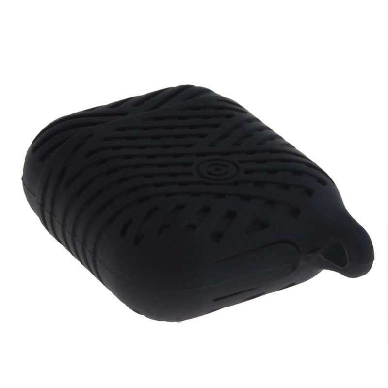 Vỏ Bảo Vệ Hộp Sạc Tai Nghe 1 2 Bằng Silicon Dẻo Kèm Móc Khóa Kim Loại Chống Sốc Tiện Dụng