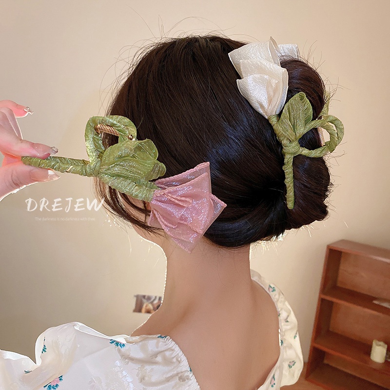 DREJEW Kẹp tóc hoa tulip nhỏ xinh phong cách mori thời trang