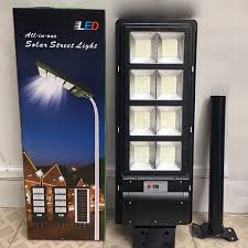 Đèn Năng Lượng Mặt Trời Liền Thể, Đèn Sân Vườn Công Suất Lớn, Chống Nước IP 67, Cảm Biến Chuyển Động