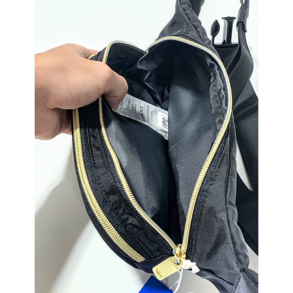 Túi đeo chéo nam nữ, túi bao tử mini đẹp thể thao Superstar đen vàng - PHIÊN BẢN MỚI 2021