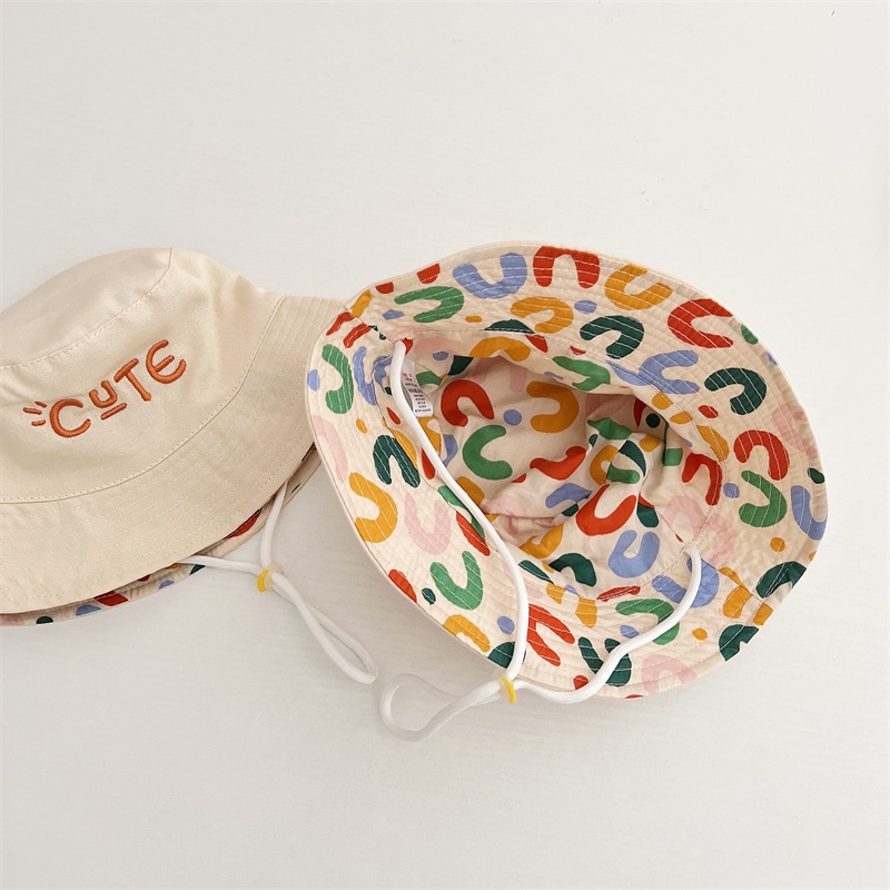 Mũ Tai Bèo Vải Cotton Hai Mặt Chống Nắng Thời Trang Cho Bé