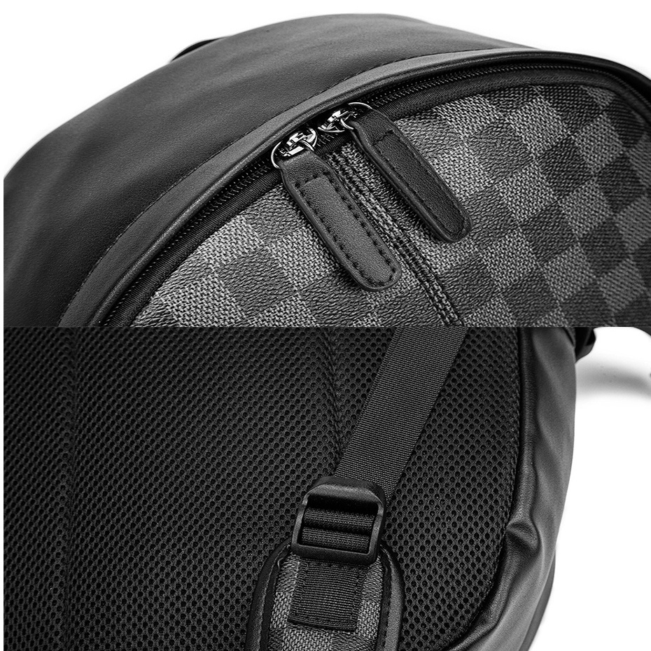 Balo da nam lv cặp đi học đựng laptop phong cách thời trang cao cấp ulzzang chống nước